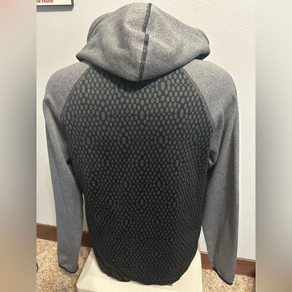 Nike Thermafit Women's Medium Black/Gray Full ZIP Hoodie - Picture 3 of 5